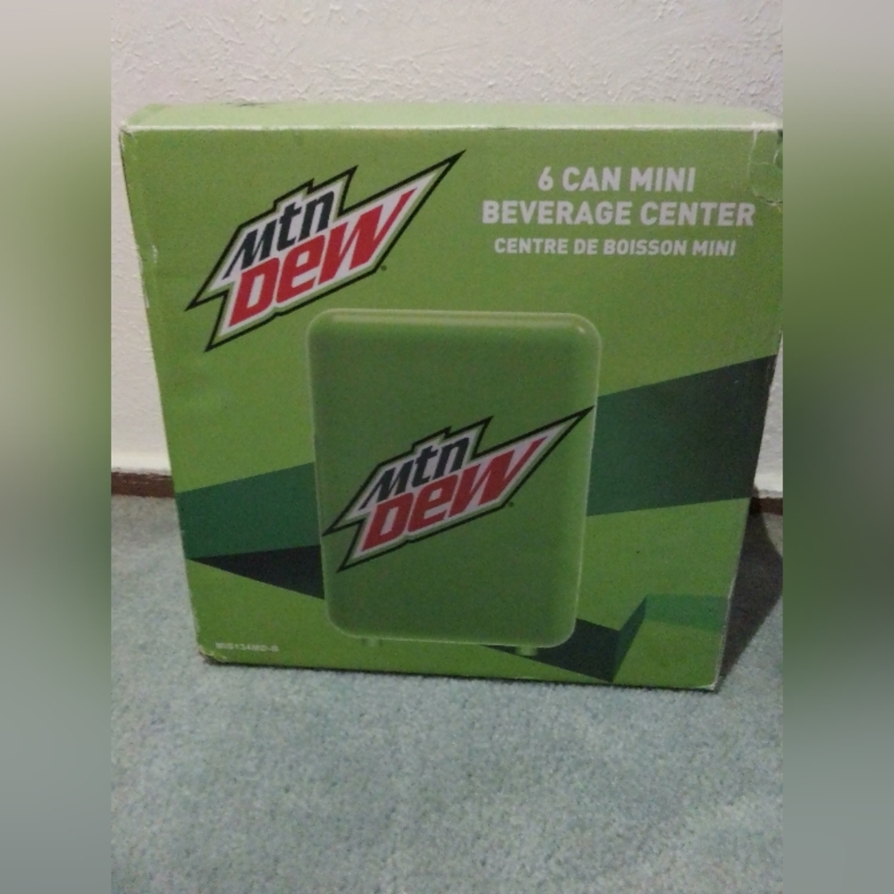 Mountain Dew mini fridge